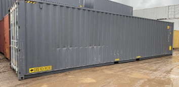 Dented and scratched container